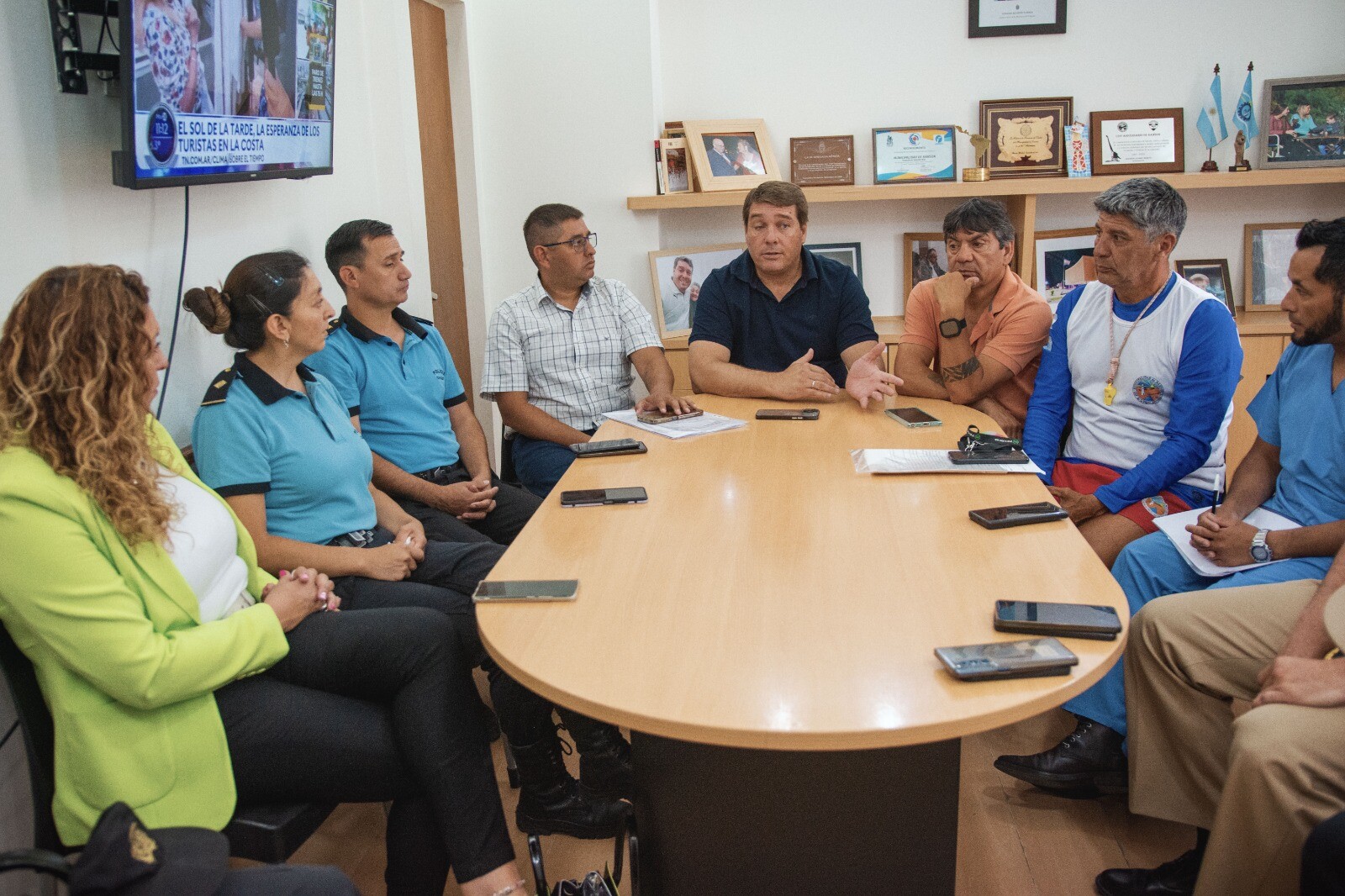 Municipio e instituciones de Rawson refuerzan los protocolos de seguridad y emergencia