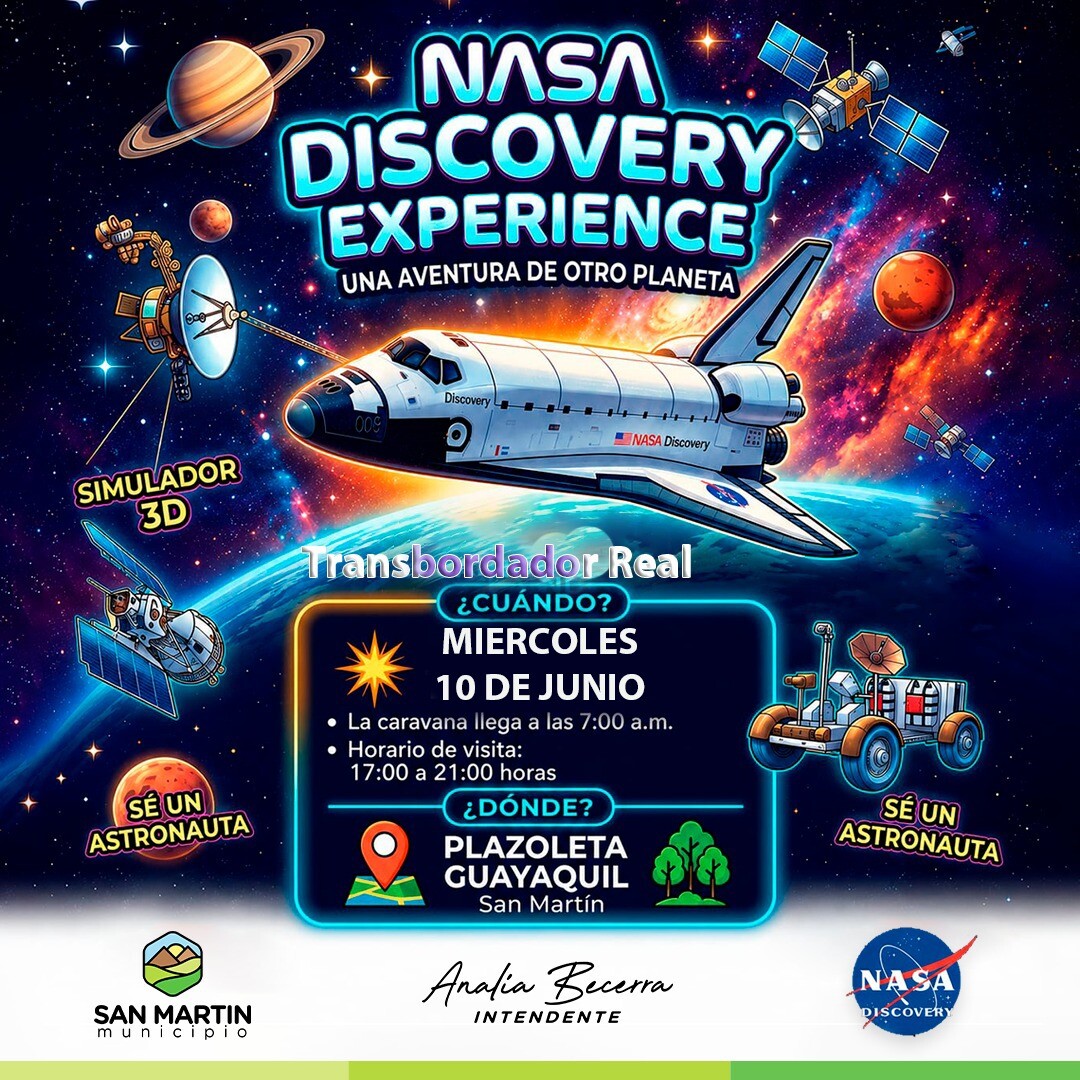 La NASA Discovery Experience llega a San Martín con una propuesta para toda la familia