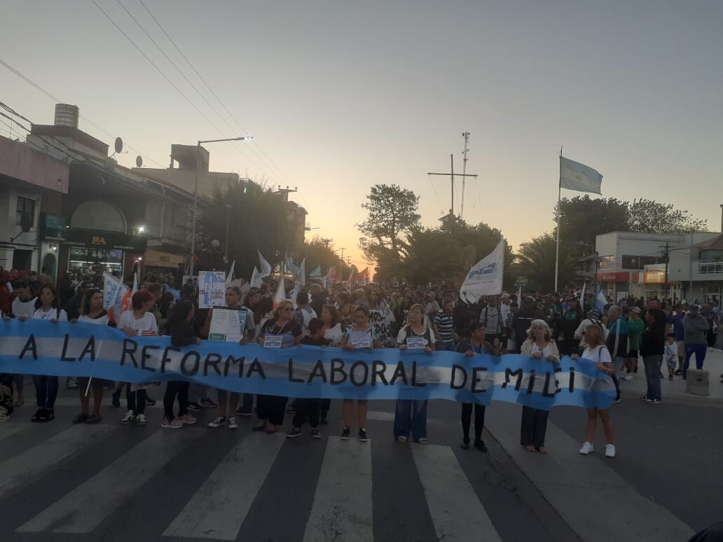 Protestas en todo el país contra la reforma laboral