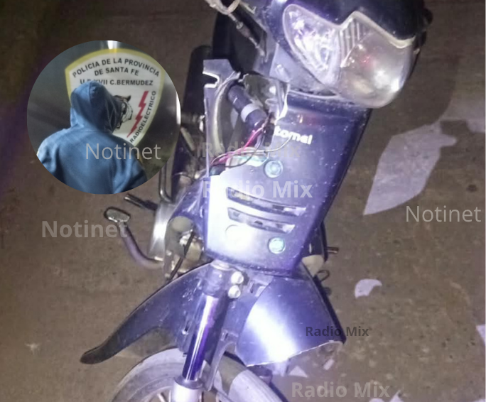 Notinet (27).png Detenido en Capitán Bermúdez: caminaba con una moto robada