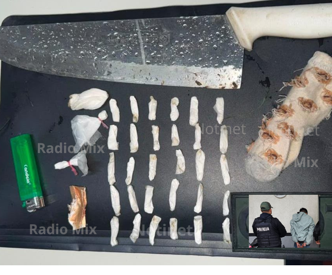 San Lorenzo: Detienen a un joven con cocaína y un cuchillo de carnicero