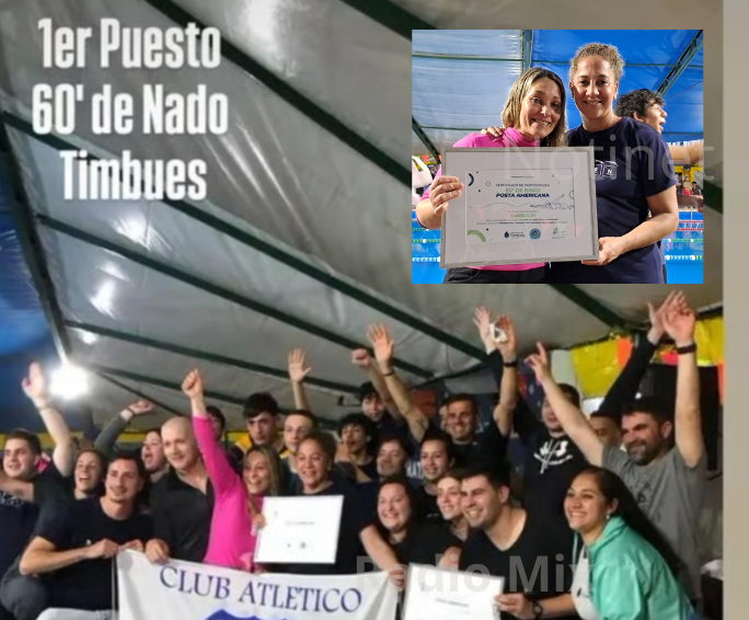 Victoria del Club Garibaldi en Timbúes: triunfo en las postas y preparación para el desafío de aguas abiertas