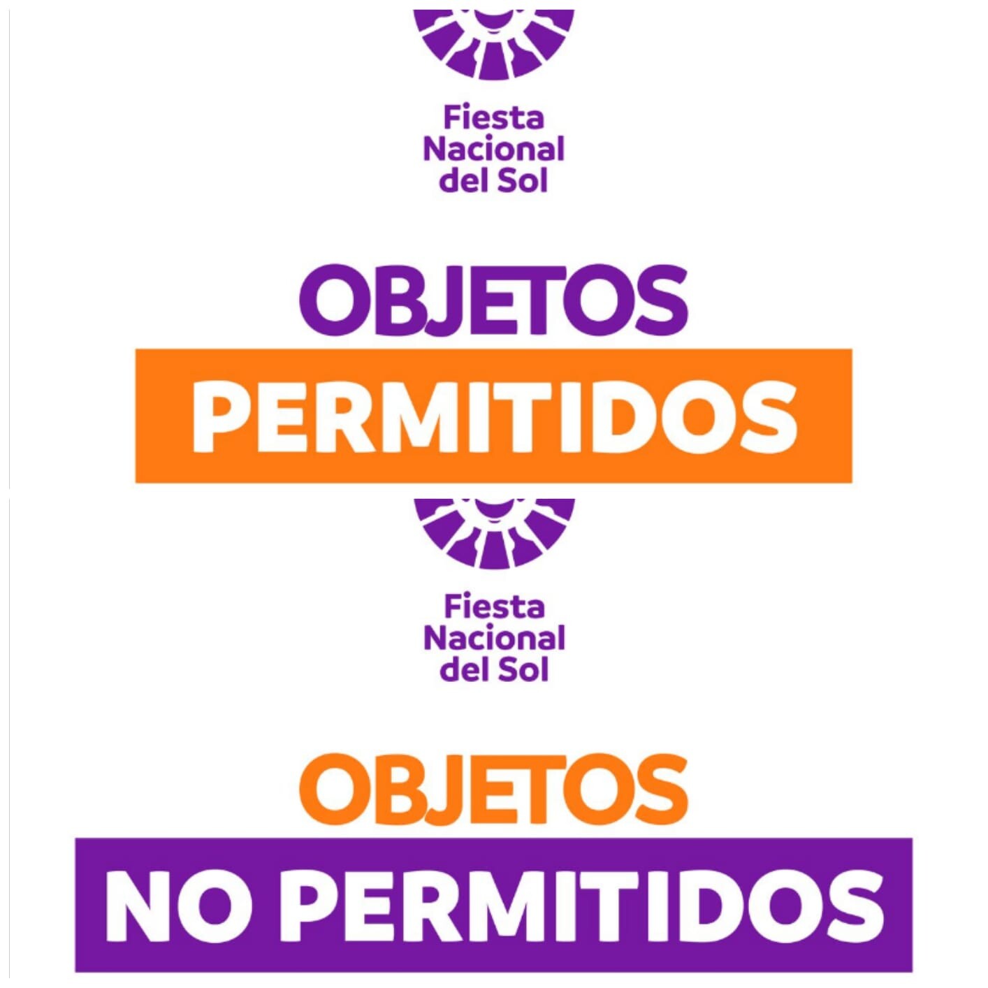 ATENCIÓN: la organización de la FNS2024 dio a conocer los objetos permitidos para ingresar al predio