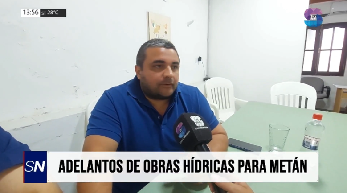 OBRAS HIDRICAS.png Issa aseguró que este año se avanzará en obras hídricas para Metán