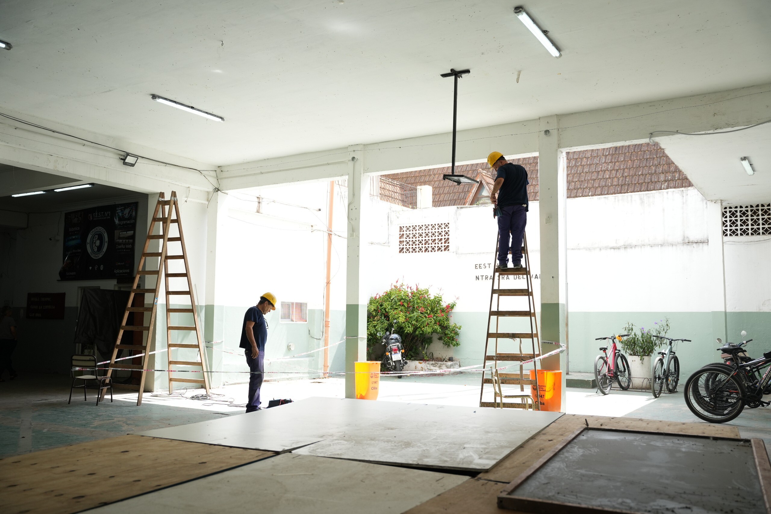 La Municipalidad de San Miguel avanza con obras en distintas escuelas