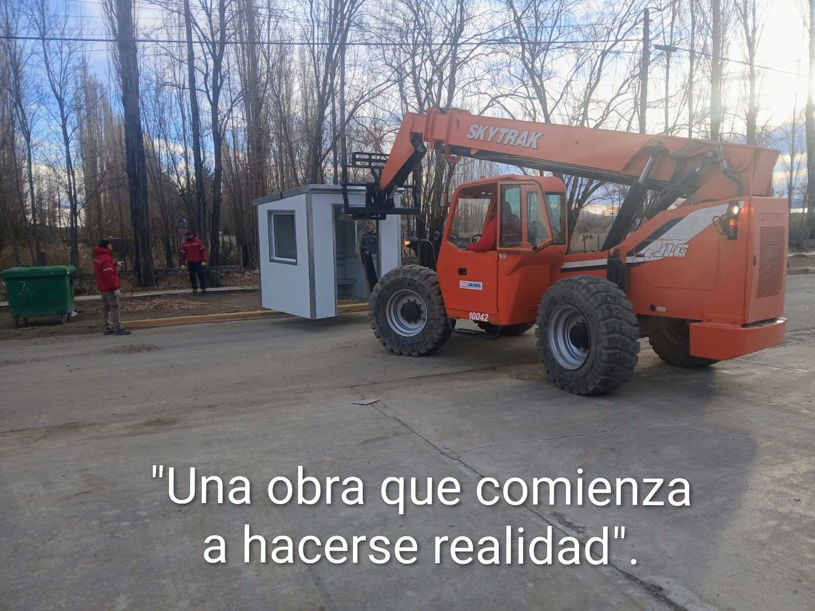 La Municipalidad de Iglesia y la instalación de nuevos refugios el el transporte público