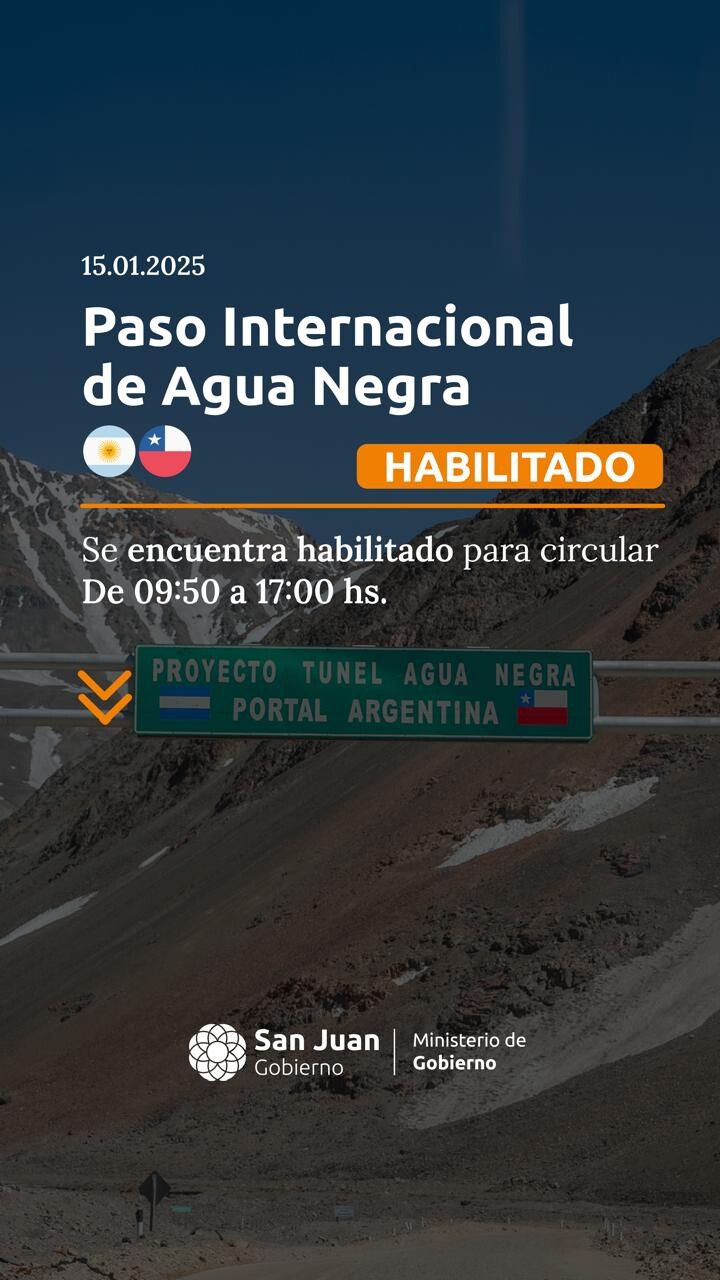 PASO INTERNACIONAL AGUA NEGRA
