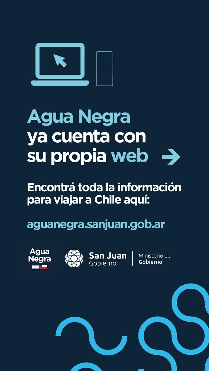 TURISMO: el Ministerio de Gobierno presentó la página web oficial del Paso de Agua Negra