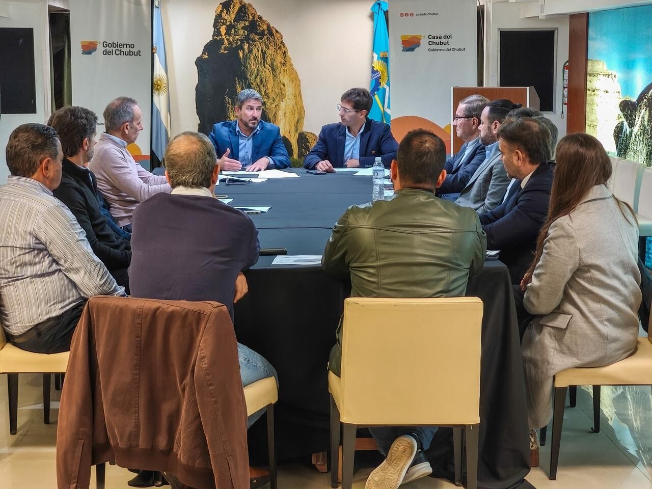 PAVÓN Y MERINO (1).jpeg Con apoyo del Gobierno provincial, Trelew avanza en la consolidación del Distrito Logístico