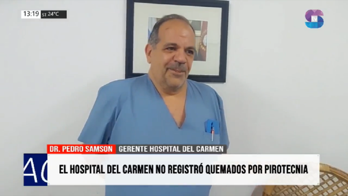PEDRO SAMSON.png Nochebuena sin heridos por pirotecnia y balance sanitario positivo en Metán