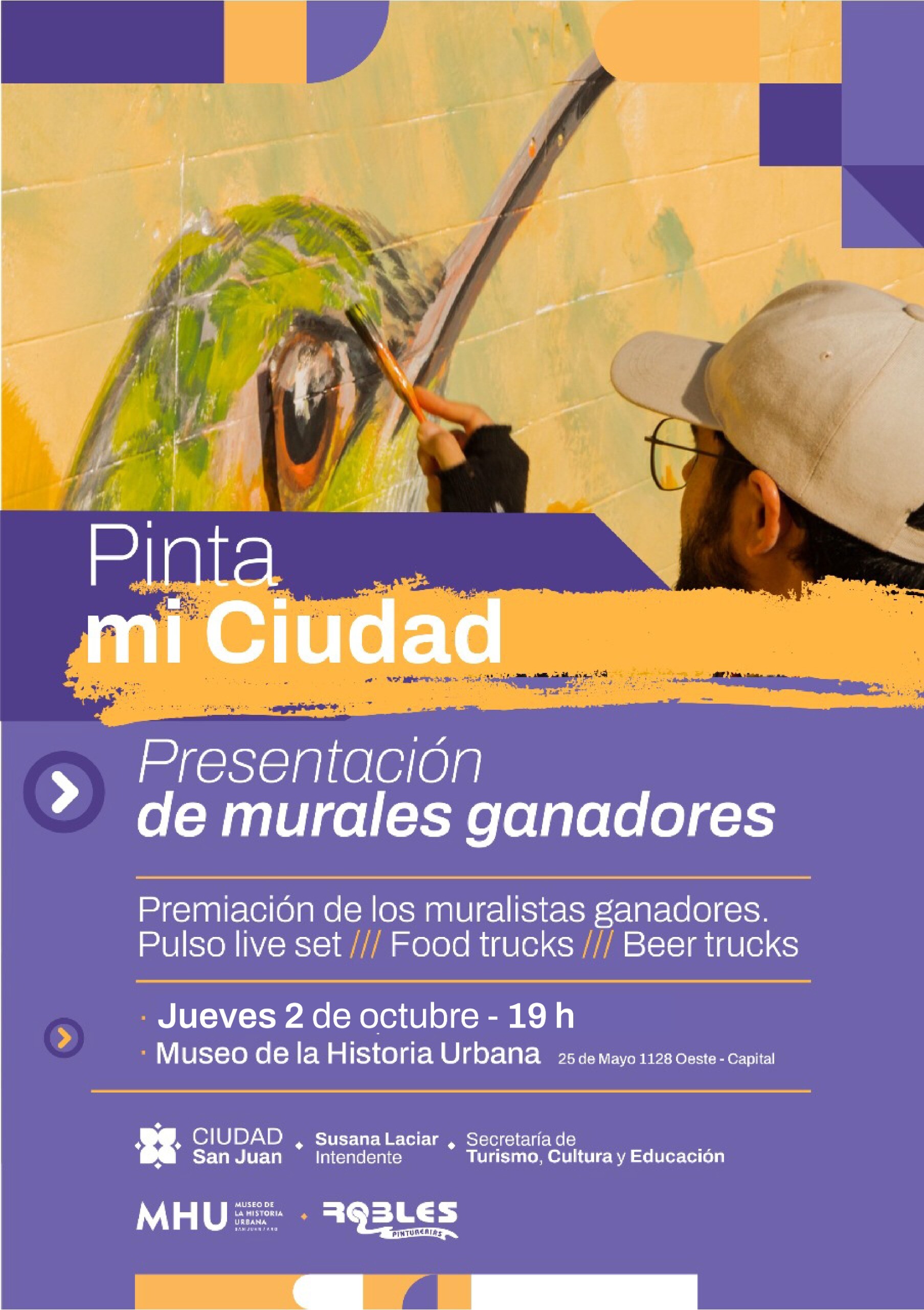 CIUDAD: presentación de los murales ganadores del concurso «Pinta Mi Ciudad»