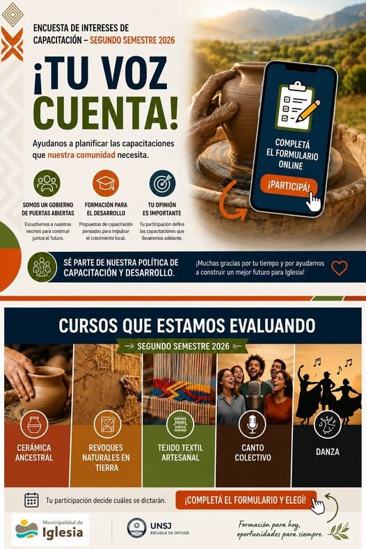 PLANIFICANDO CAPACITACIONES.jfif PLANIFICANDO CAPACITACIONES: actividad de la Municipalidad de Iglesia y Dirección de Cultura de la Universidad Nacional de San Juan