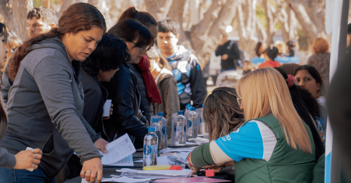 Pocito lleva el Programa de Abordaje Integral Comunitario al Barrio Cruce de los Andes