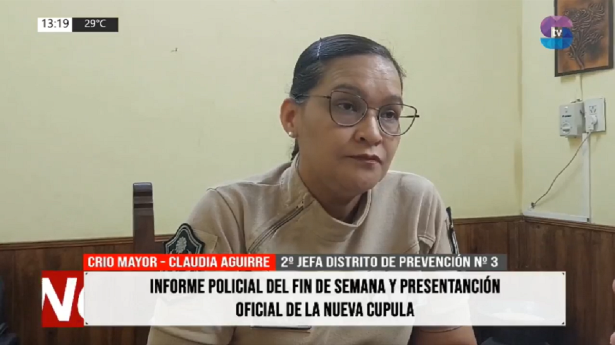 PORTADA 2 JEFA.png Asumió la subdirectora del Distrito de Prevención Nº 3 y coordinó el operativo del Festimiel