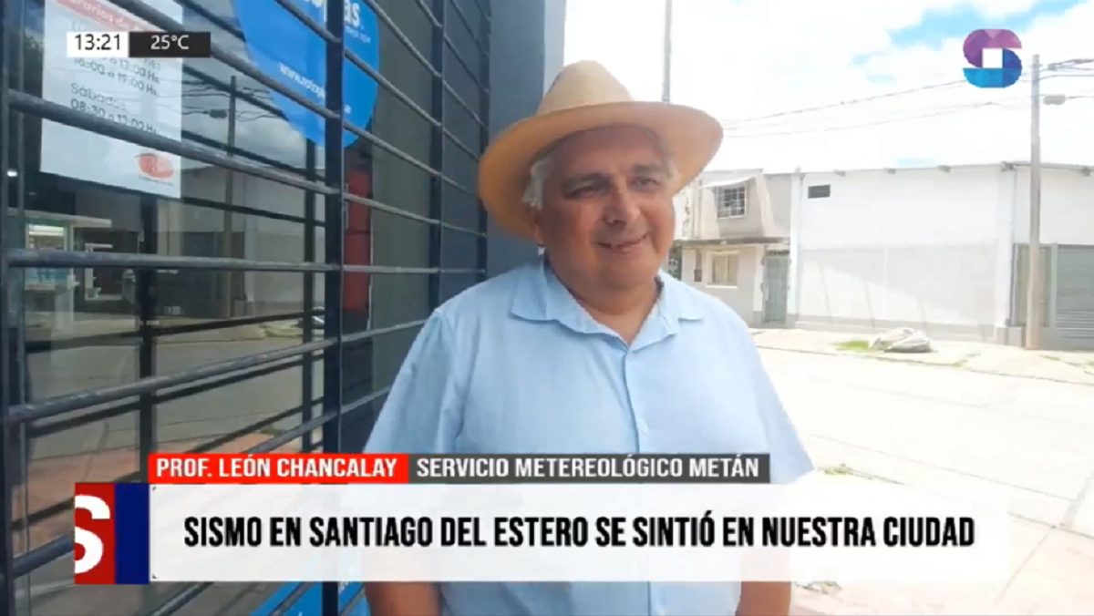 PORTADA CHANCA.png Sismo en Santiago del Estero: cómo se sintió en Metán y qué dicen los especialistas