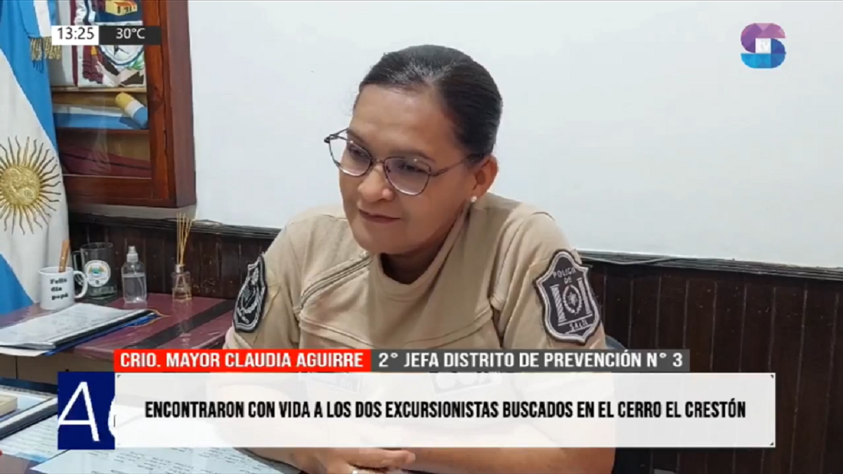 PORTADA CRIO. AGUIRRE.png Nueva conducción del Distrito N°3: búsqueda en El Crestón y operativos urbanos
