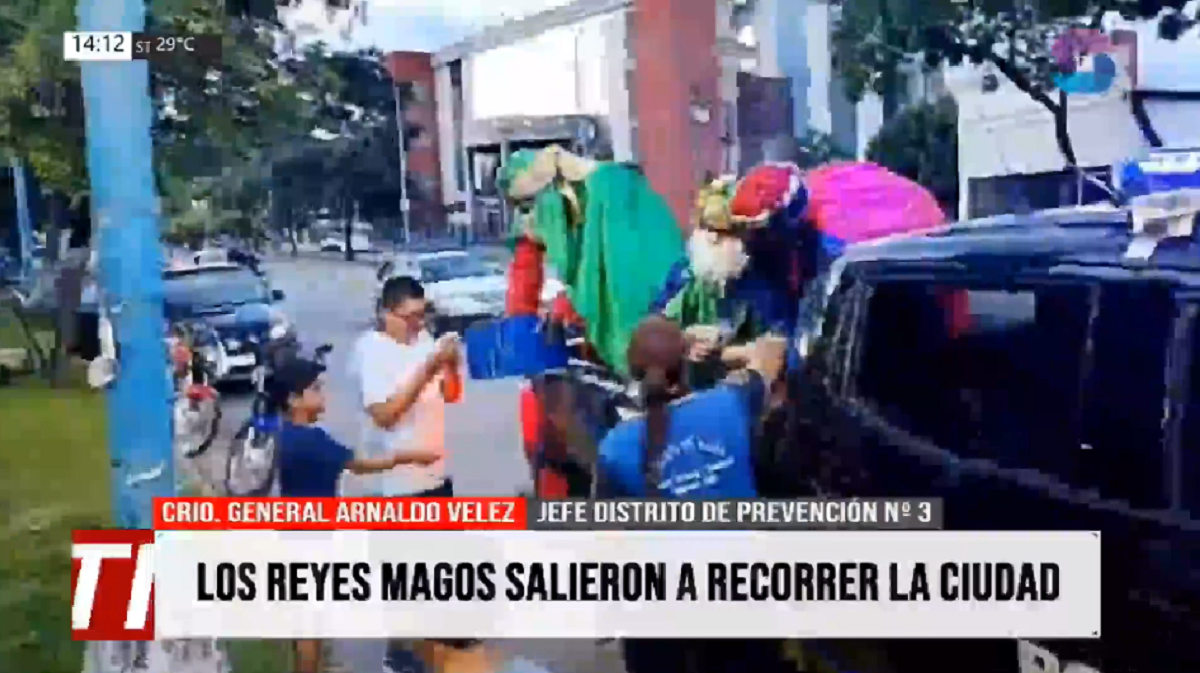 PORTADA REYES.png El Distrito de Prevención N° 3 custodió el recorrido de los Reyes Magos en Metán