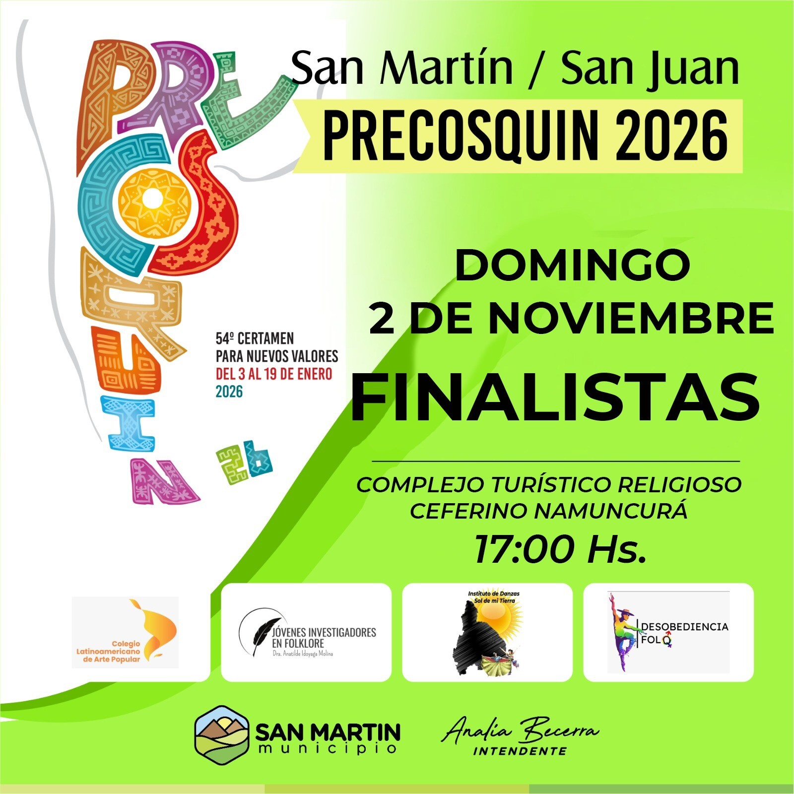 SAN MARTÍN: El talento local brilla en la segunda jornada del PreCosquín 2026