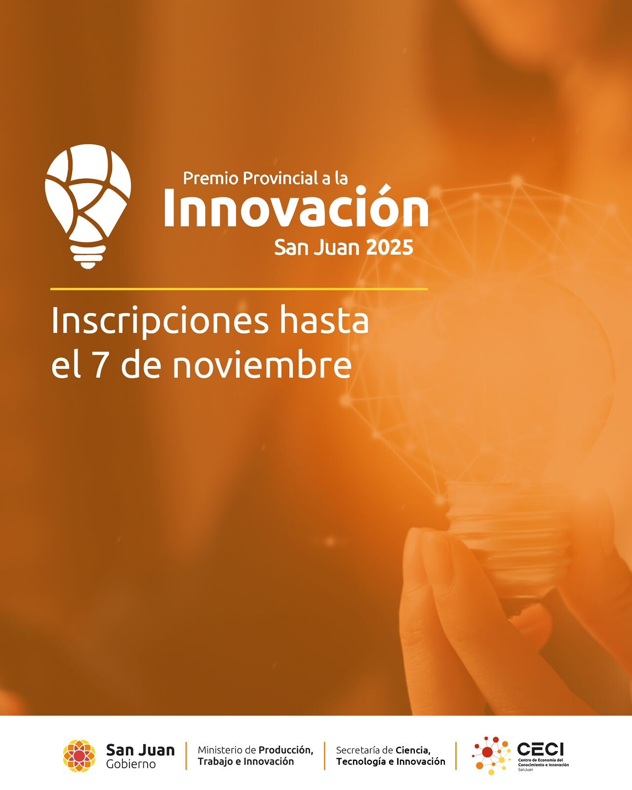 Primera convocatoria al Premio Provincial a la Innovación