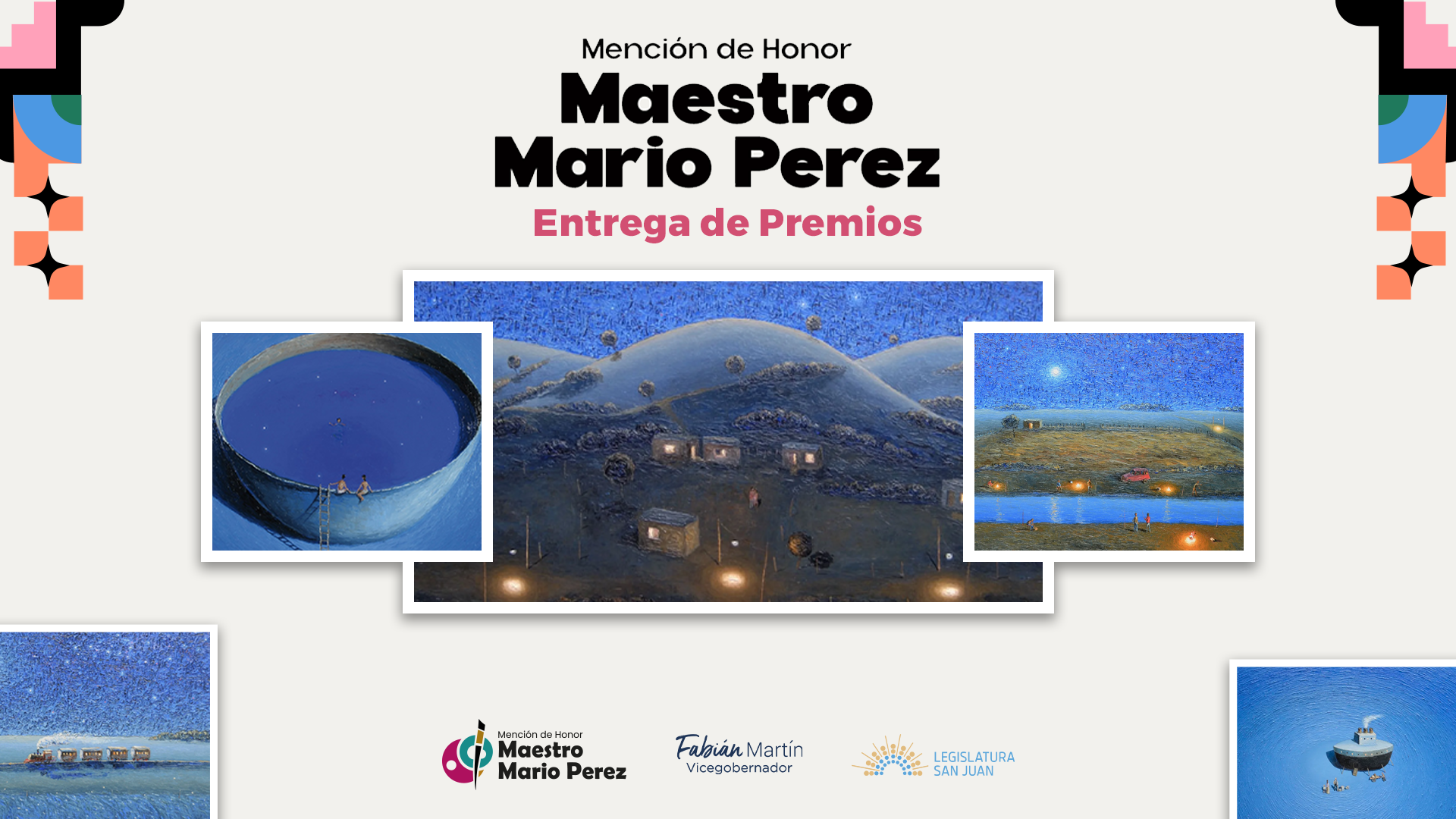 La Legislatura de San Juan se prepara para la entrega de la “Mención de Honor Maestro Mario Pérez” 2024