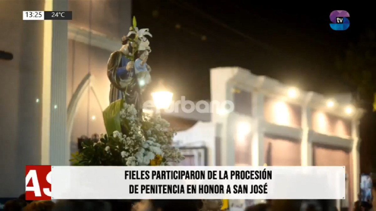 PROCESION DE PENITENCIA.png Metán: la fe volvió a ganar la calle en la procesión de penitencia a San José