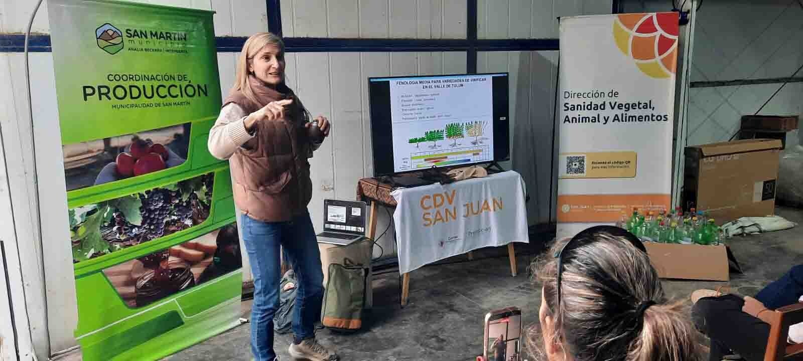 San Martín participó de una jornada de capacitación para fortalecer la vitivinicultura regional