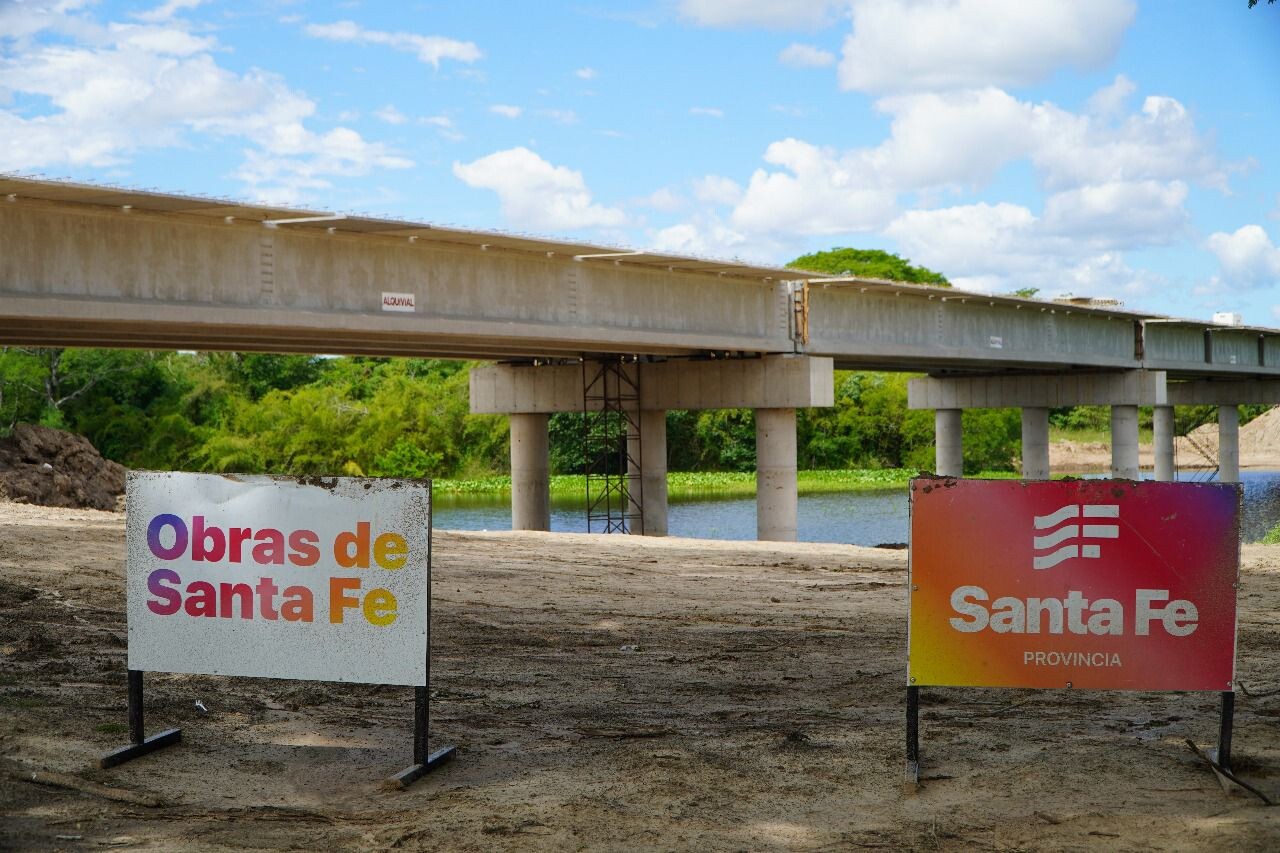 Avanza La Obra Del Puente Sobre El Pindó En Villa Ocampo: Una Obra Clave Para Conectar El Norte Santafesino