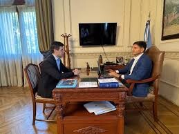 RAFAELA: El Intendente Viotti se Reunió con el Gobernador Pullaro