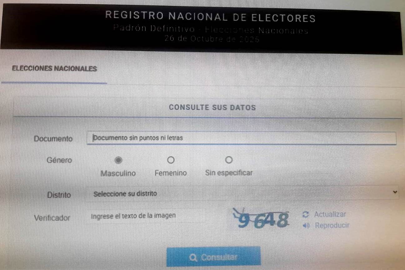 Ya se encuentra el Padrón Electoral Definitivo