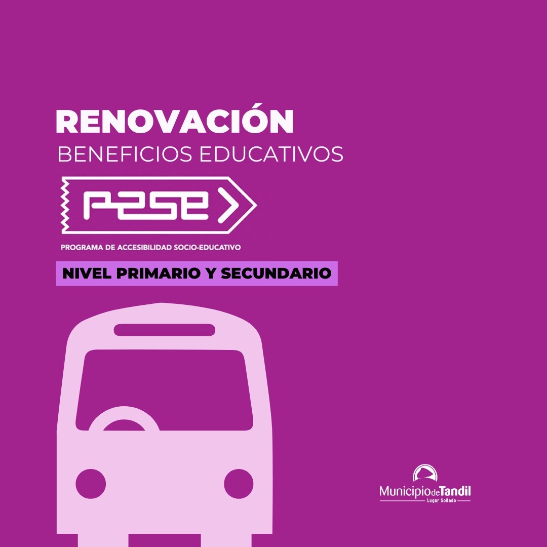Comenzó la validación de beneficios educativos del PASE para alumnos de primario y secundario