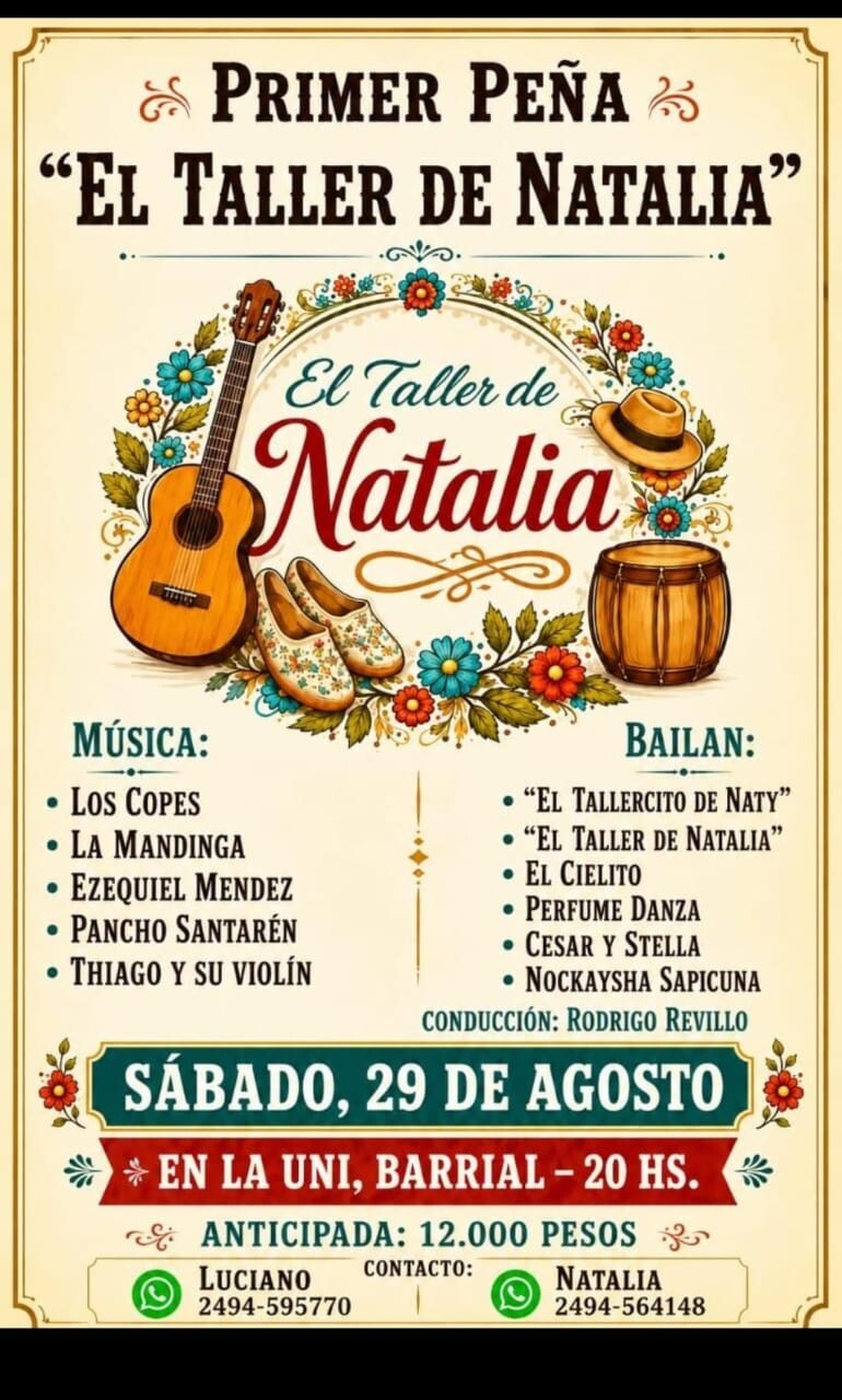 PEÑA “EL TALLER DE NATALIA”