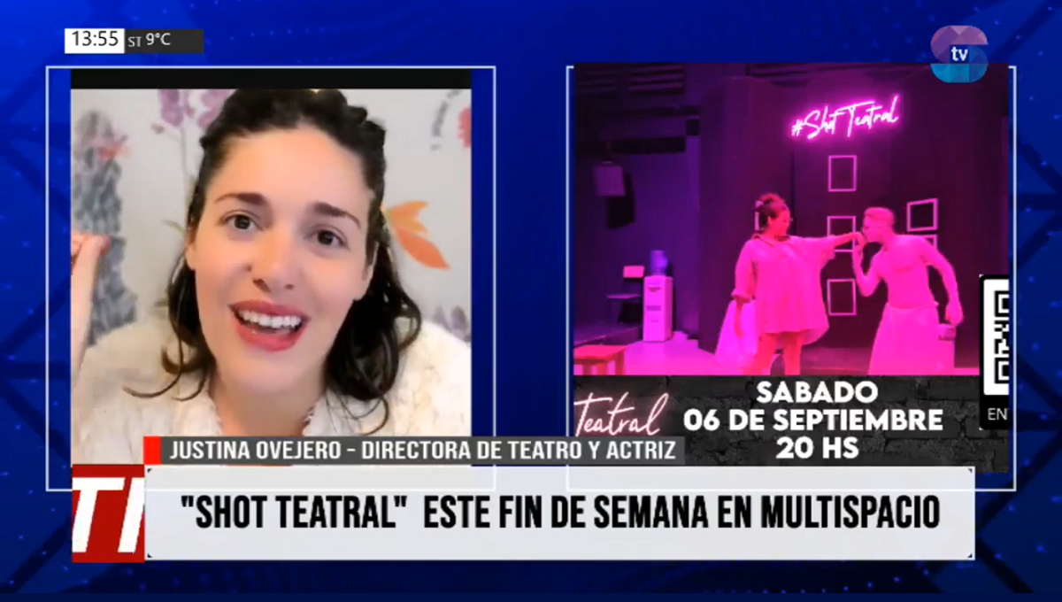 Placa Justina Ovejero.png Multispacio presenta Shot Teatral: dos comedias que reinventan el humor en Metán