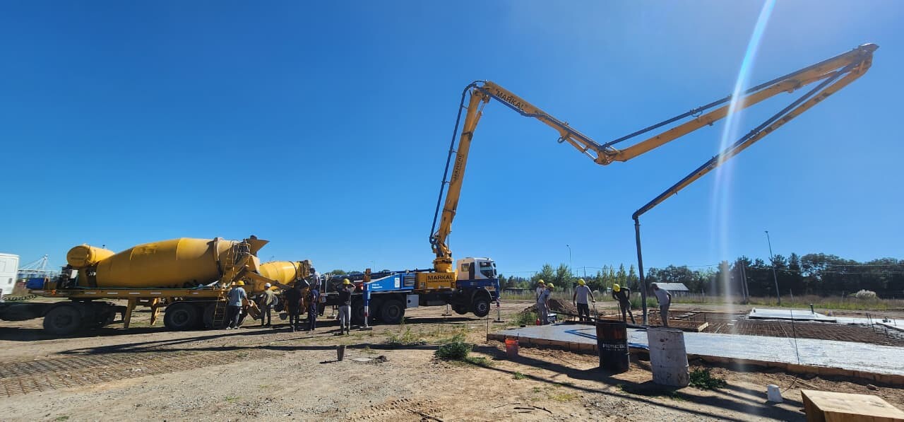 El Municipio avanza con las obras de infraestructura para la puesta en marcha de la planta de hormigón