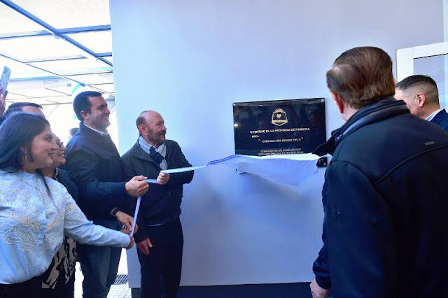 Polideportivo San MAartin Dos.jpeg El Gobernador inauguró moderno Centro Cívico en Fortín Cabo 1° Lugones