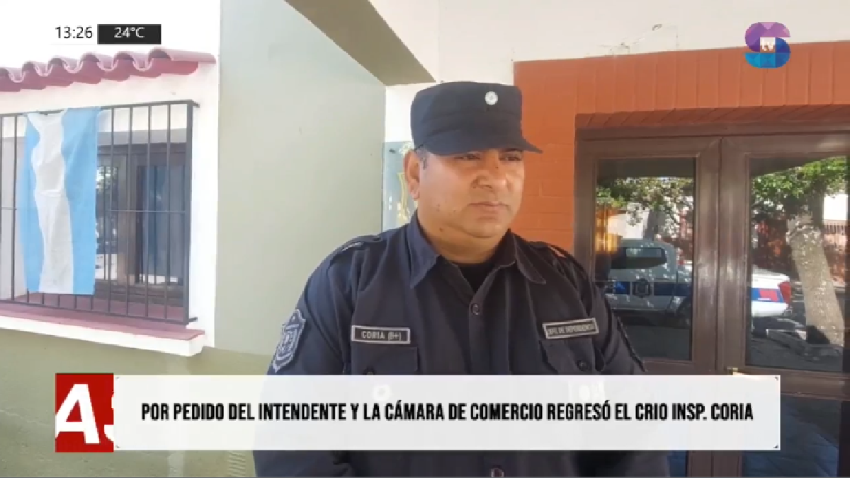 Portada Coria.png Metán: el comisario Fortunato Coria volvió a la conducción de la Comisaría Primera