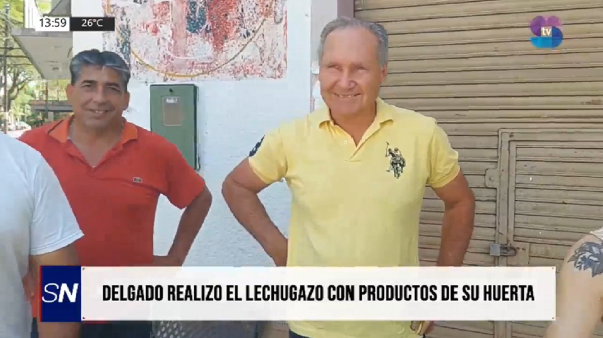 Portada Fede Delgadp.png Segundo «lechugazo» en Metán: Delgado entregó hortalizas frescas a la comunidad
