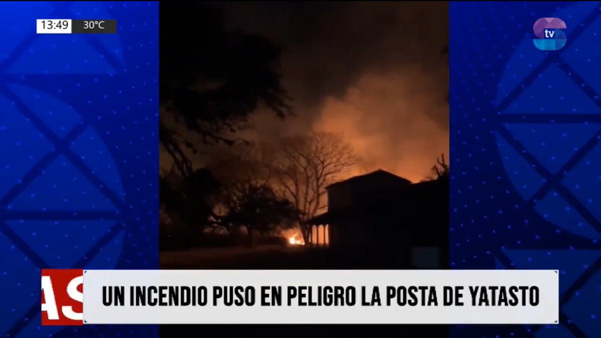Portada Incendio.png Incendio en campos cercanos puso en riesgo la histórica Casa de Yatasto en Metán