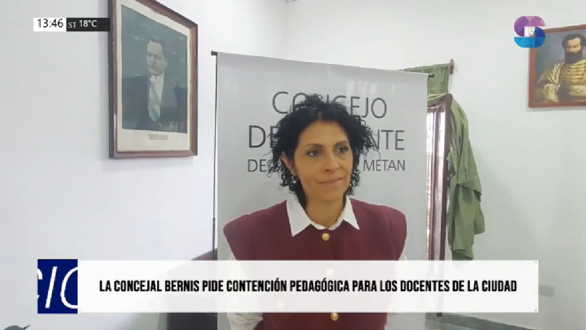 Portada MAria José.png Metán: impulsan gabinete psicológico para brindar contención a docentes