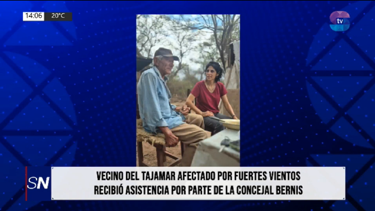 Portada Maria Jose.png Una concejal recorrió Tajamar y asistió a un vecino en situación de vulnerabilidad