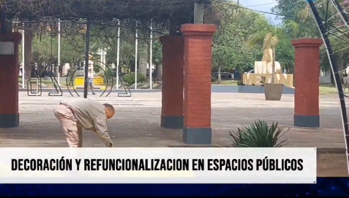 Portada Metán.png Metán se prepara para la Navidad con nuevos arreglos en la plaza central