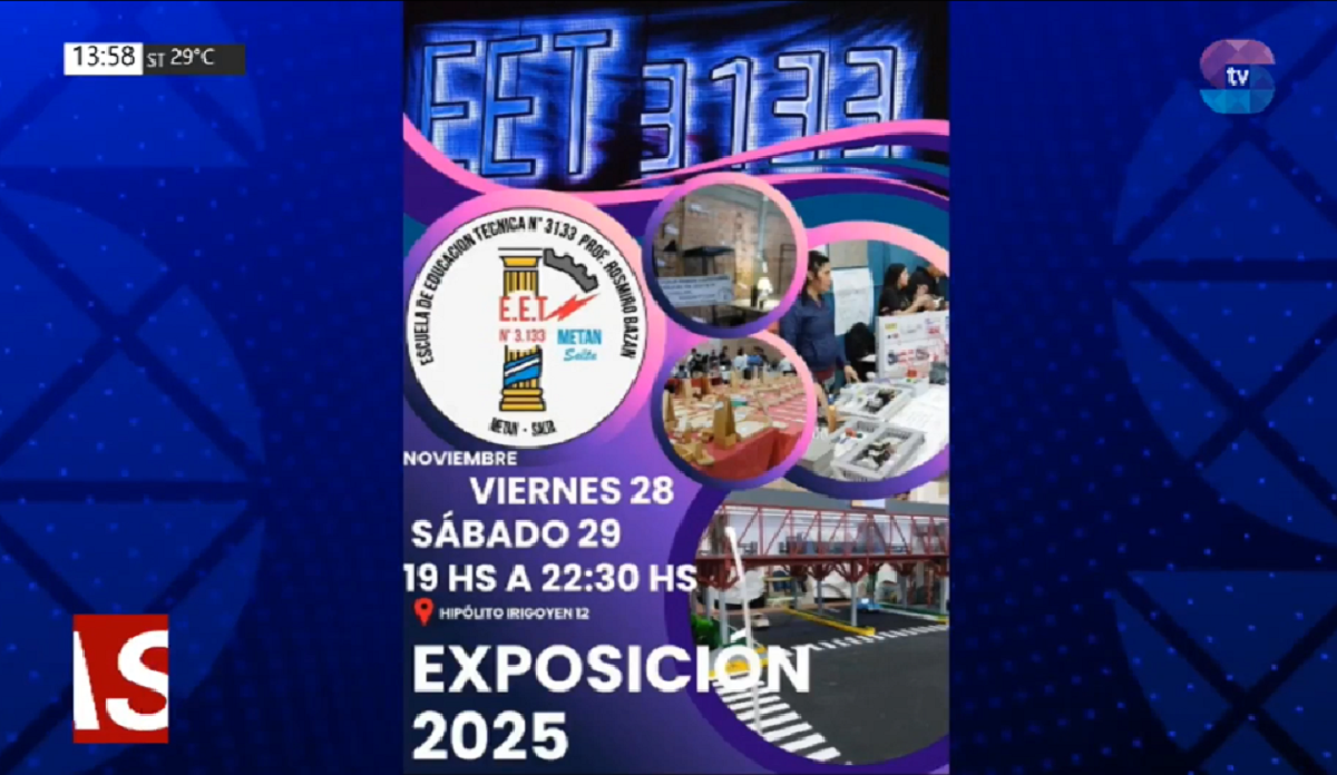 Portada Muestra Anuel 3133.png La Técnica 3133 exhibirá proyectos y desarrollos formativos en su muestra anual