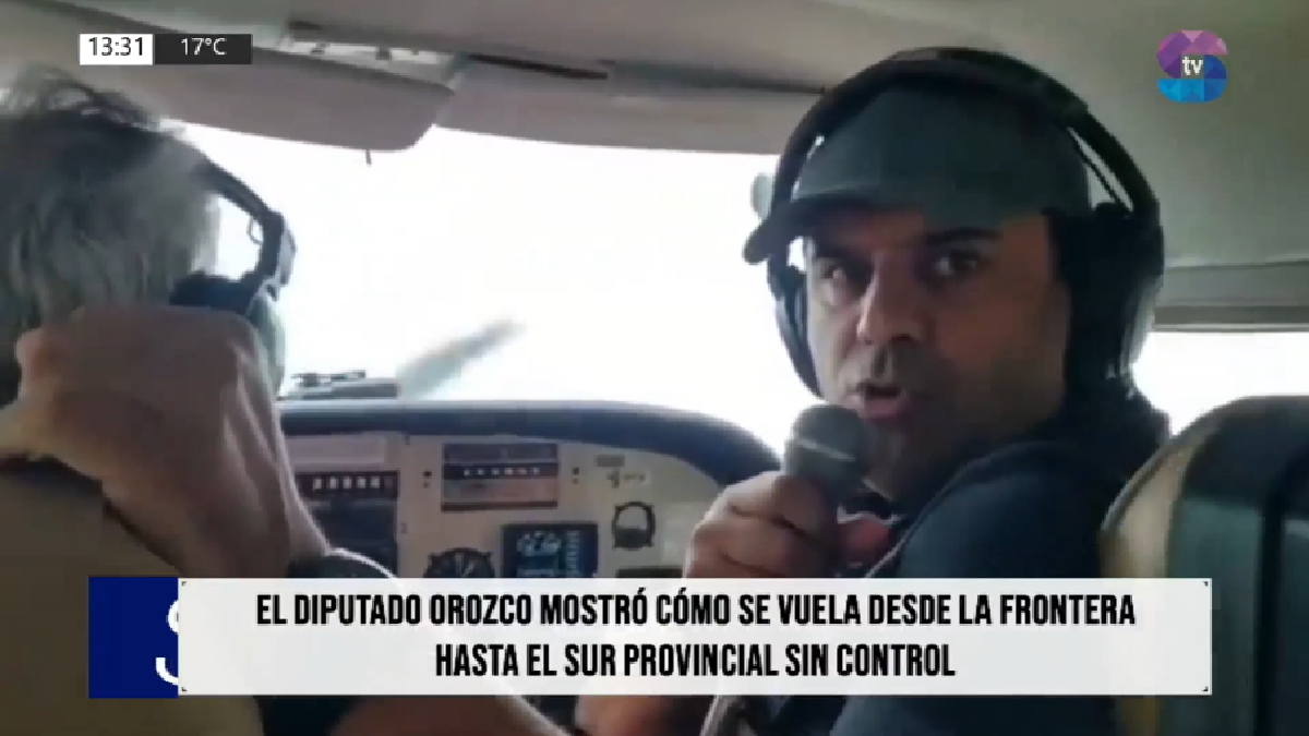 Portada Orozco.png Narcotráfico en Salta: Orozco mostró cómo se vuela sin control desde la frontera al sur provincial