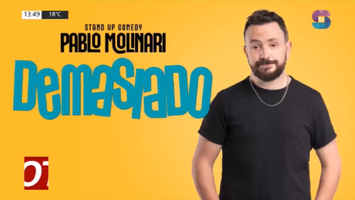 Portada Pablo Molinari.png Metán se transforma en capital del humor: Molinari estrena “Demasiado” en Multispacio