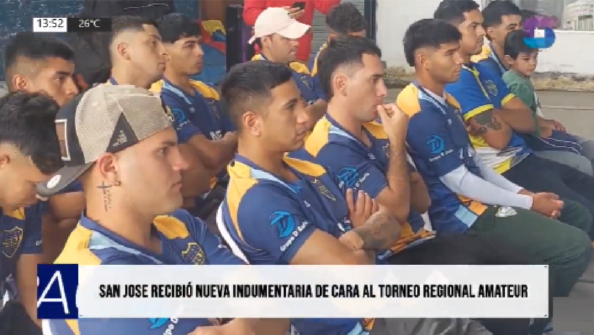 Portada San Jisé.png San José completó su equipamiento con nueva indumentaria y botines
