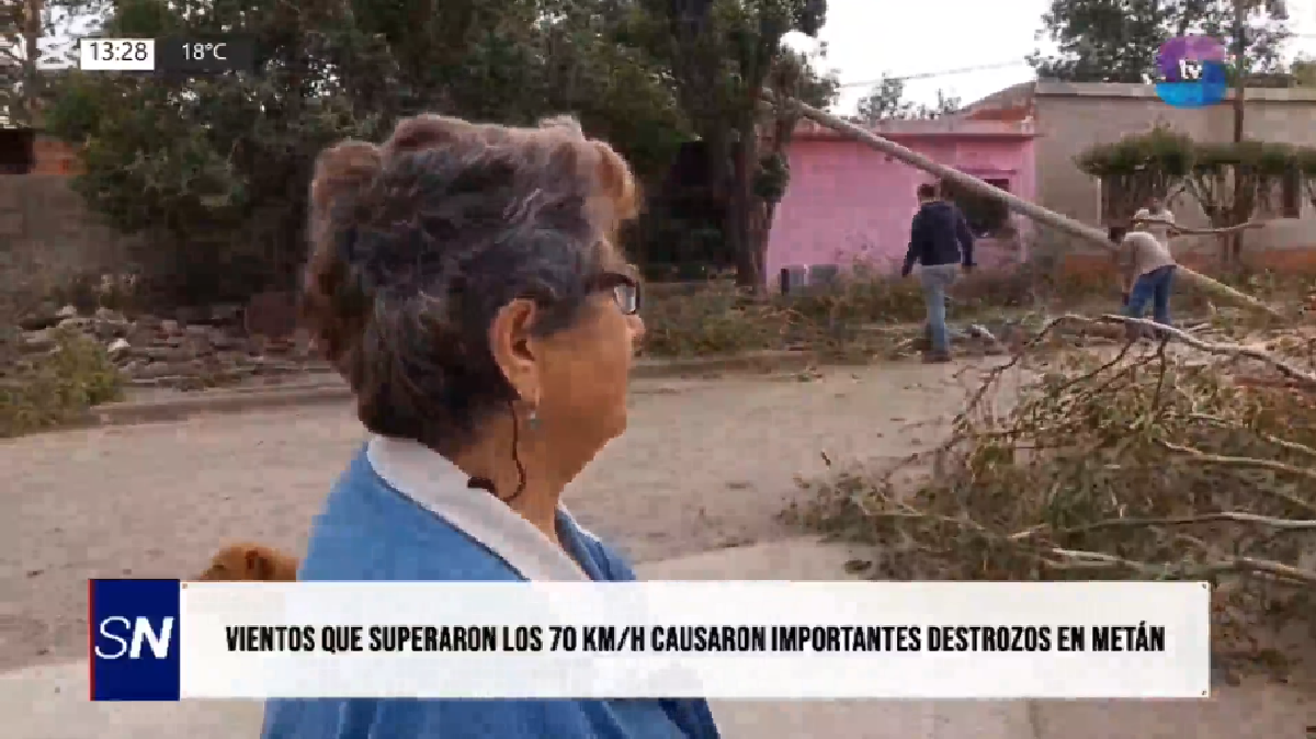 Portada Vientos.png Evalúan los daños tras la madrugada con fuertes ráfagas de viento en Metán