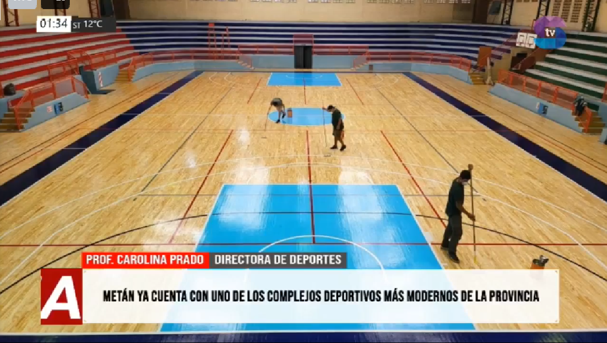 Metán estrena parquet de elite en su complejo y se prepara para eventos nacionales