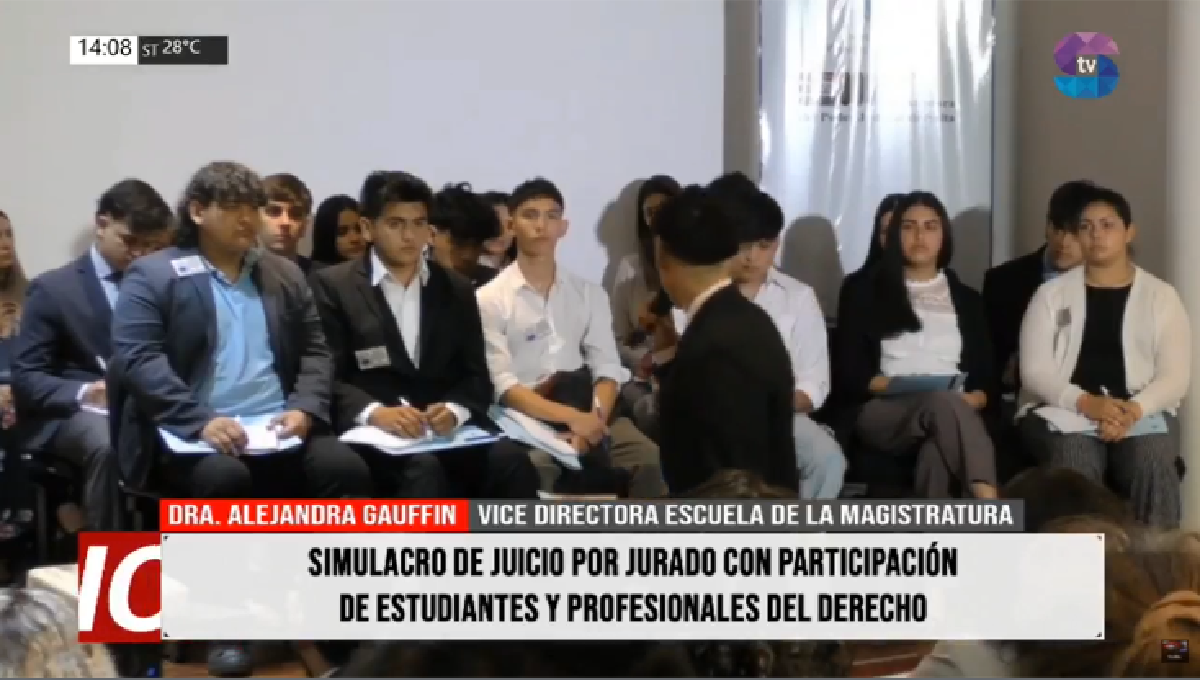 Portada juicio por jurado.png Metán: estudiantes y profesionales vivieron un simulacro de Juicio por Jurado en escenarios reales