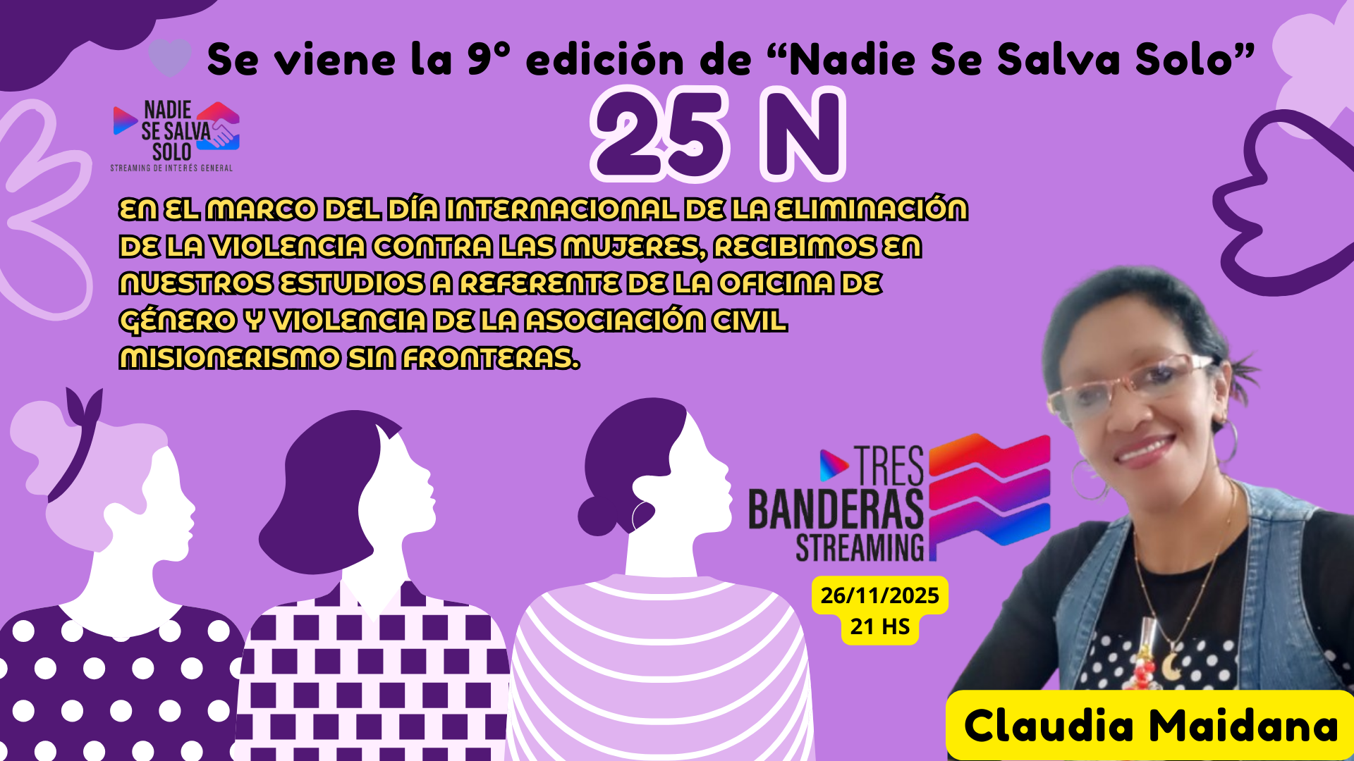 💜 Se viene la 9° edición de Nadie Se Salva Solo