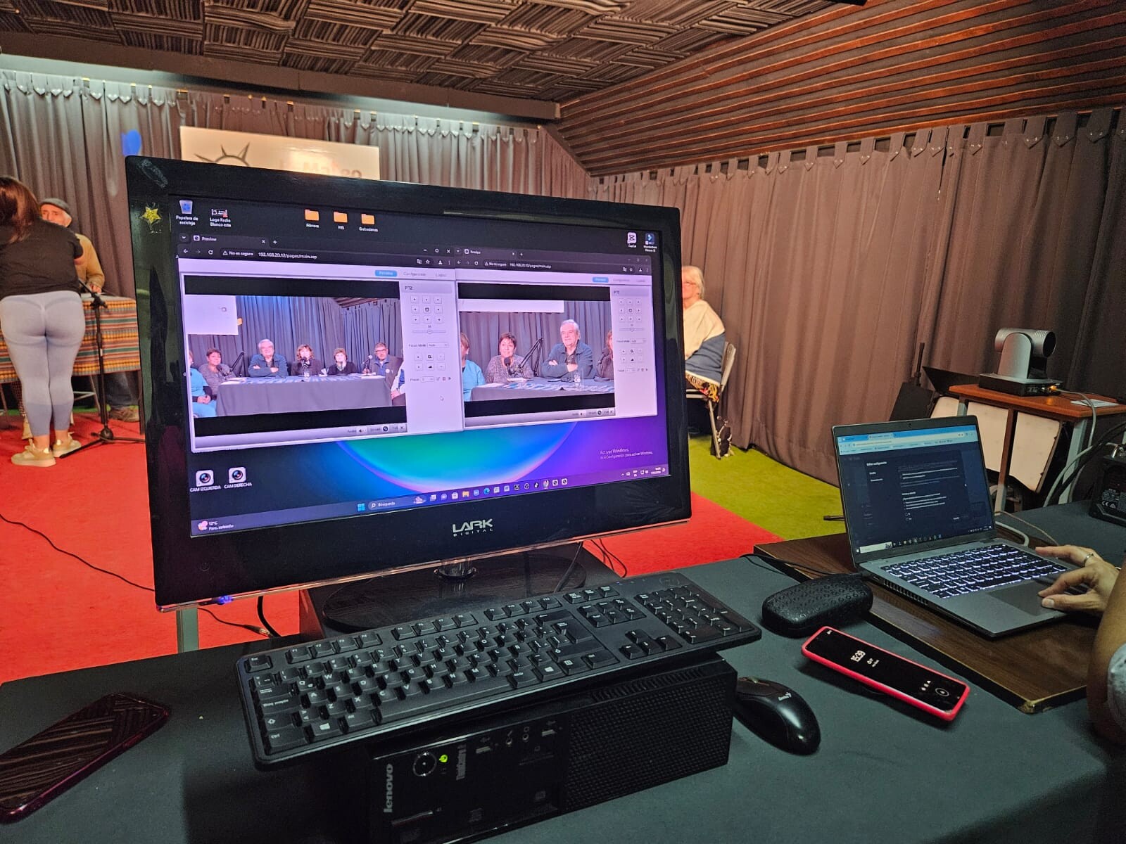 Adultos mayores realizaron su primer streaming