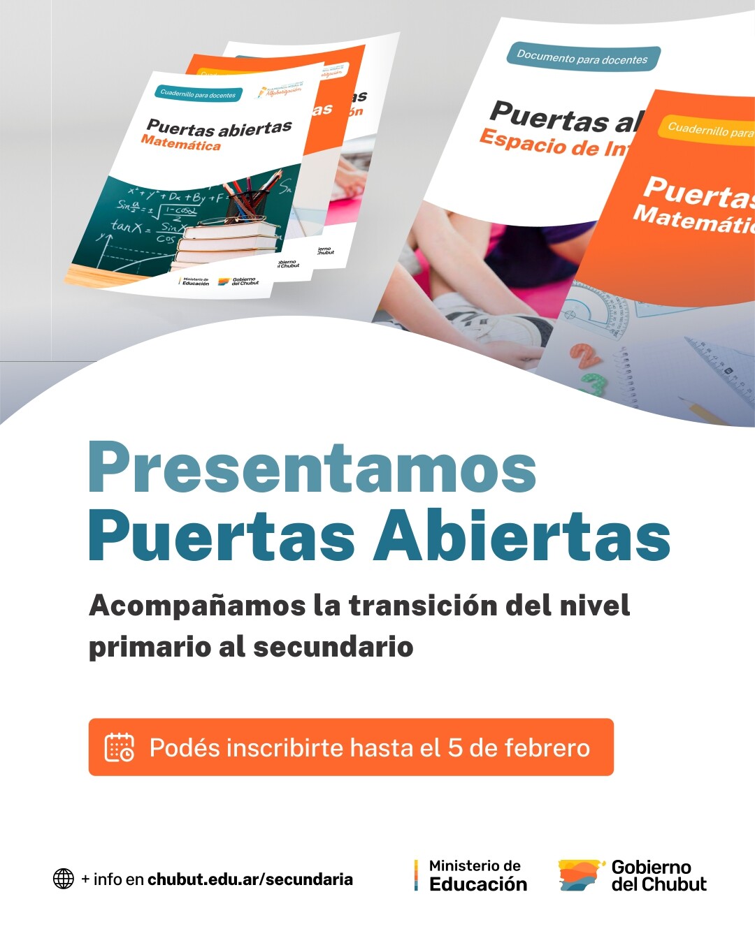“Puertas Abiertas”: el Gobierno lanza un proyecto para acompañar a los estudiantes en su transición al nivel Secundario